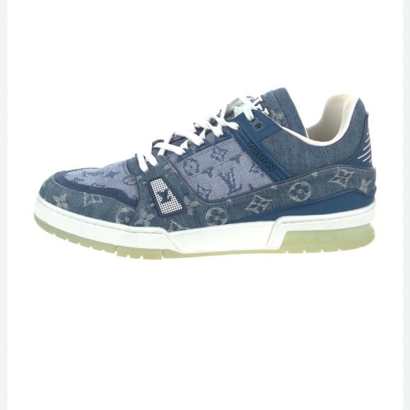 Louis Vuitton Other - Louis Vuitton Men's Denim Blue Sneakers